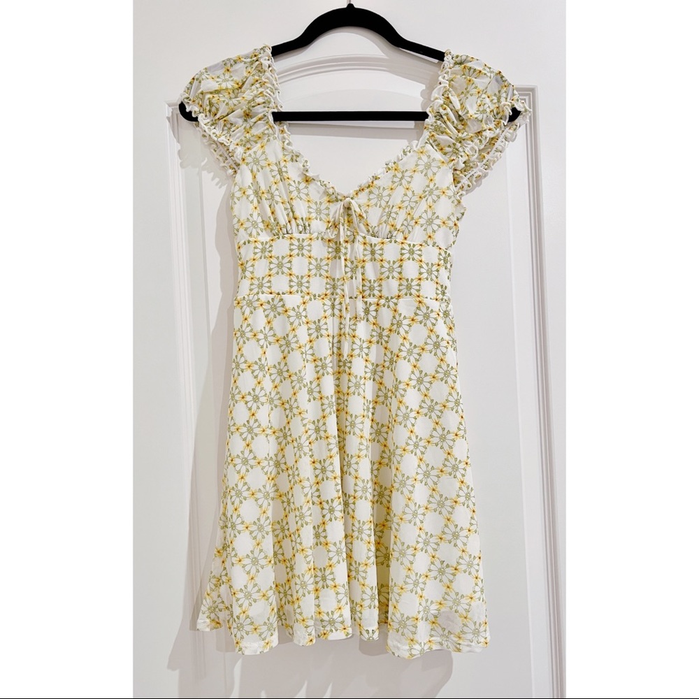 UO Audrey Mesh Mini Dress